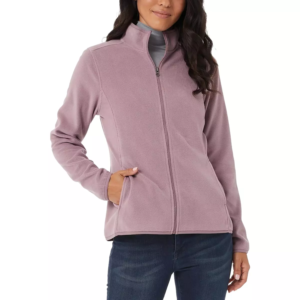 32 Degrees Heat Womens Lightweight Long Sleeves Fleece Jacket