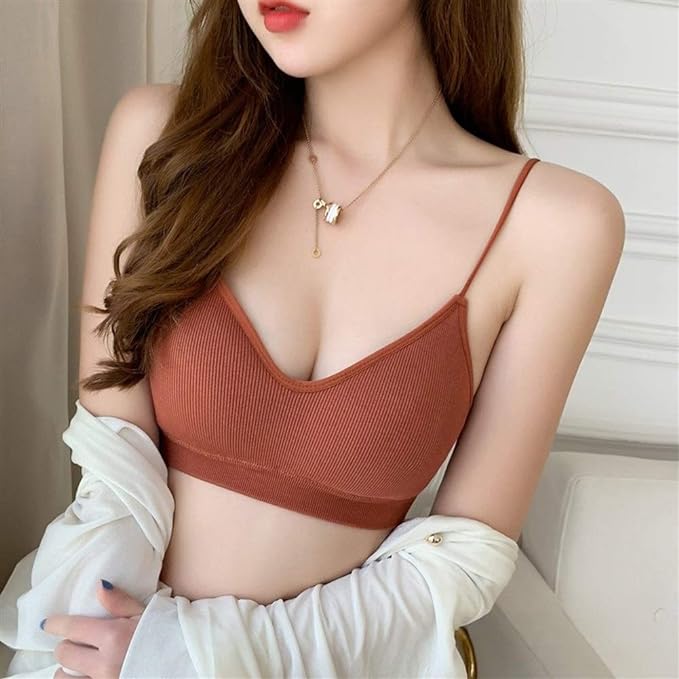 6 Pcs Women's Seamless Lingerie Push Up Crop Tube Top Bra - D3012