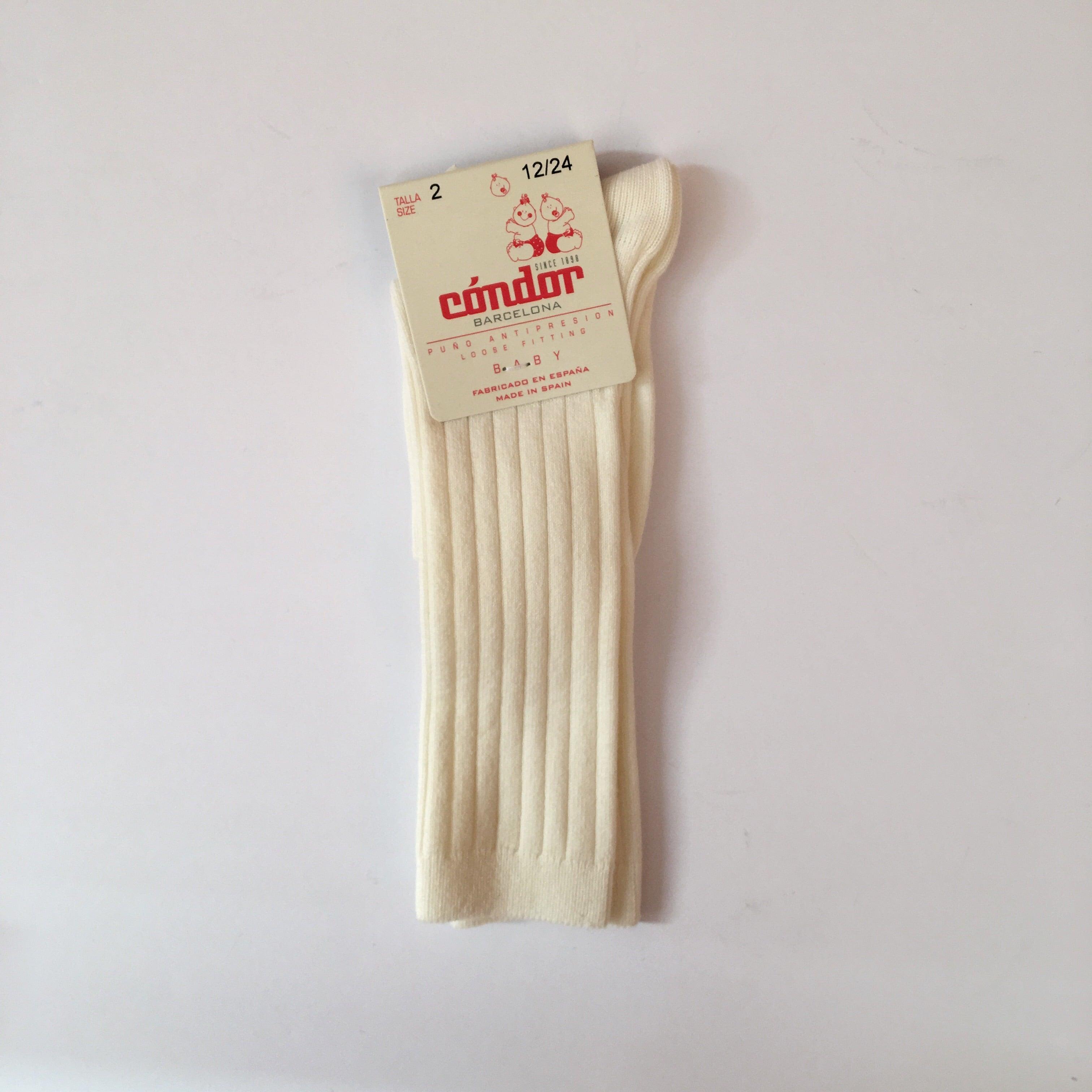 [60%OFF] Ribbed high socks