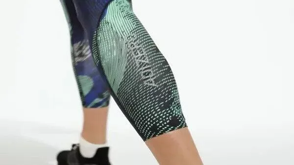 adidas Adizero Running Leggings Womens Fitness Green Blue Ladies Gym Eco