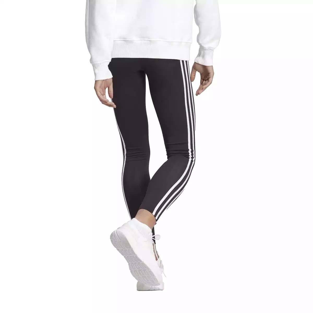 ADIDAS WOMEN'S FUTURE ICONS 3-STRIPES BLACK TIGHTS