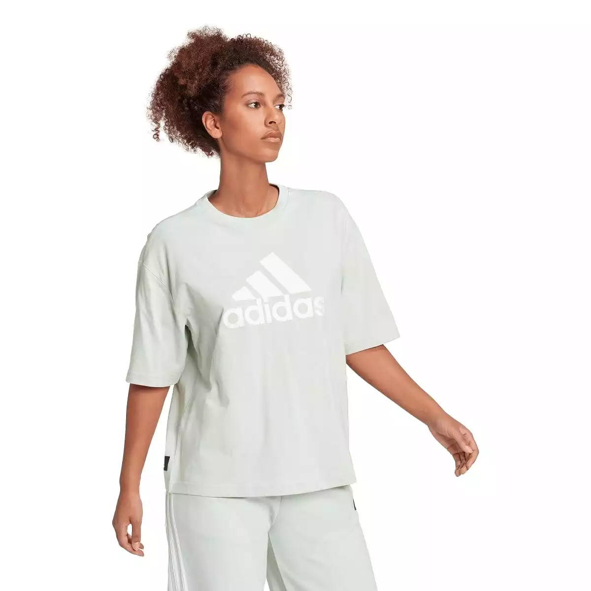 ADIDAS WOMEN'S FUTURE ICONS BADGE OF SPORT GREEN TEE