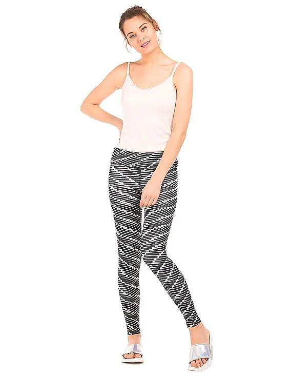 Aeropostale Printed Skinny Fit Leggings