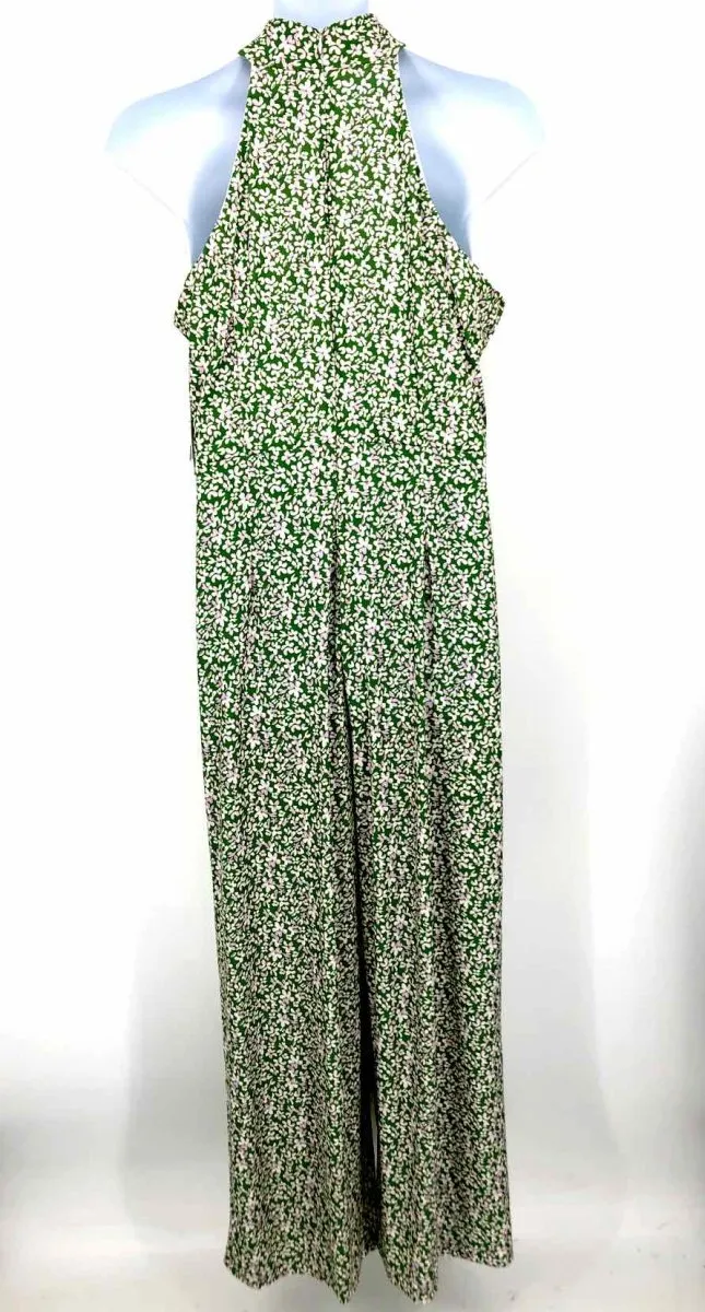 ALEXIA ADMOR Green Lavender Floral Print Size 14  (L) Jumper