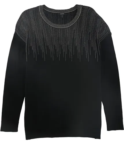 Alfani Womens Embellished-Yoke Pullover Sweater