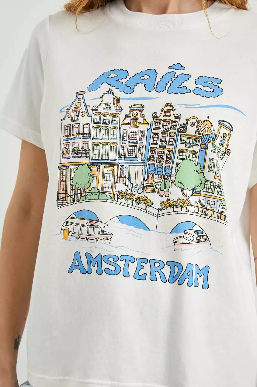 Amsterdam Graphic Boyfriend T-shirt