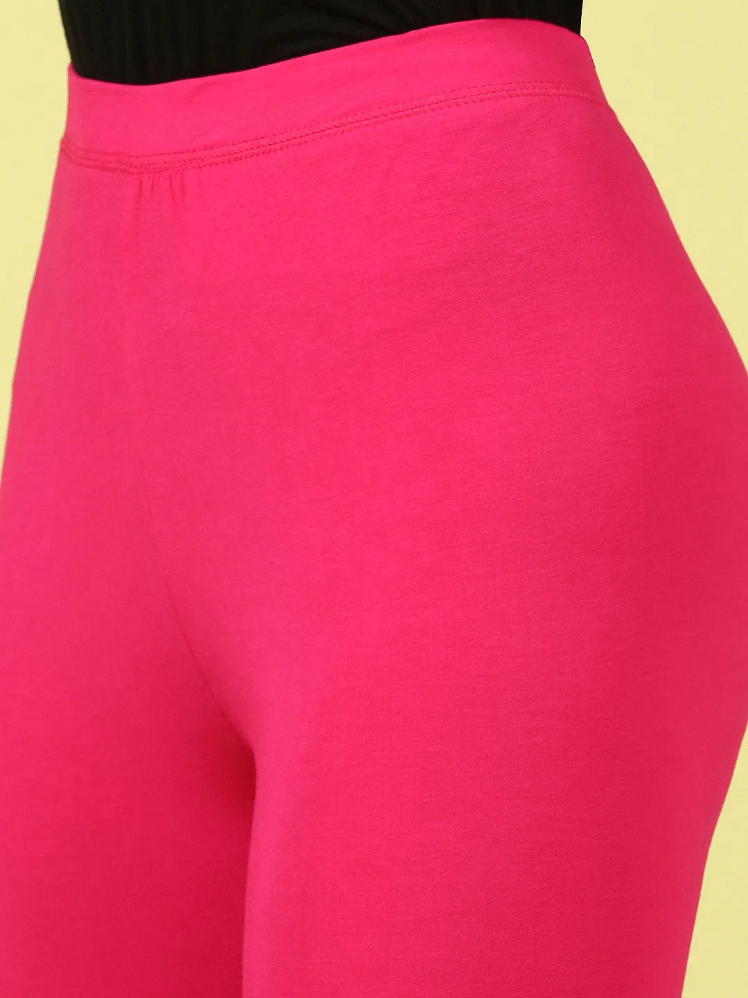 Ankle Length Leggings Viscose-Fuchsia