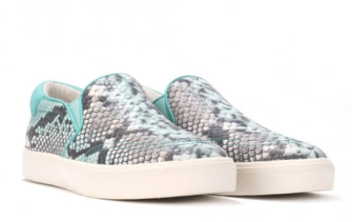 Ash Women's •IMPULS• Trainers - Lagoon Blue Cobra Print Leather