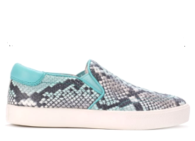 Ash Women's •IMPULS• Trainers - Lagoon Blue Cobra Print Leather