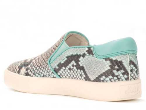 Ash Women's •IMPULS• Trainers - Lagoon Blue Cobra Print Leather