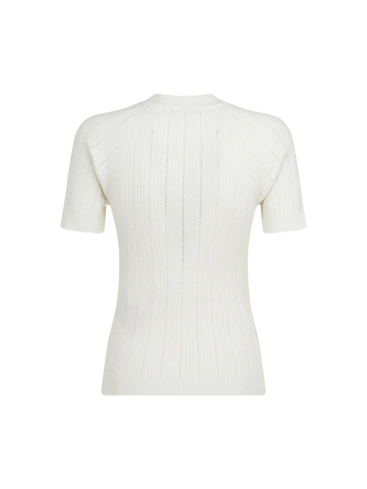 Balmain Button Embellished Knitted Top