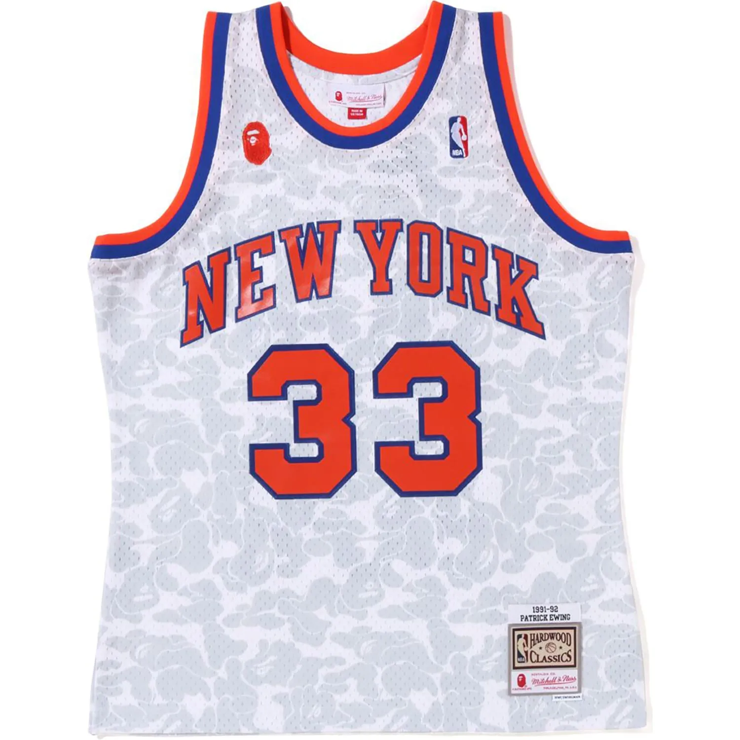 BAPE X MITCHELL & NESS NEW YORK KNICKS JERSEY TANK TOP MENS