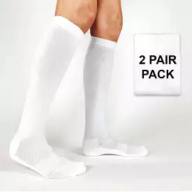 Big Savings on  Basic White Cotton Sport Knee High Socks