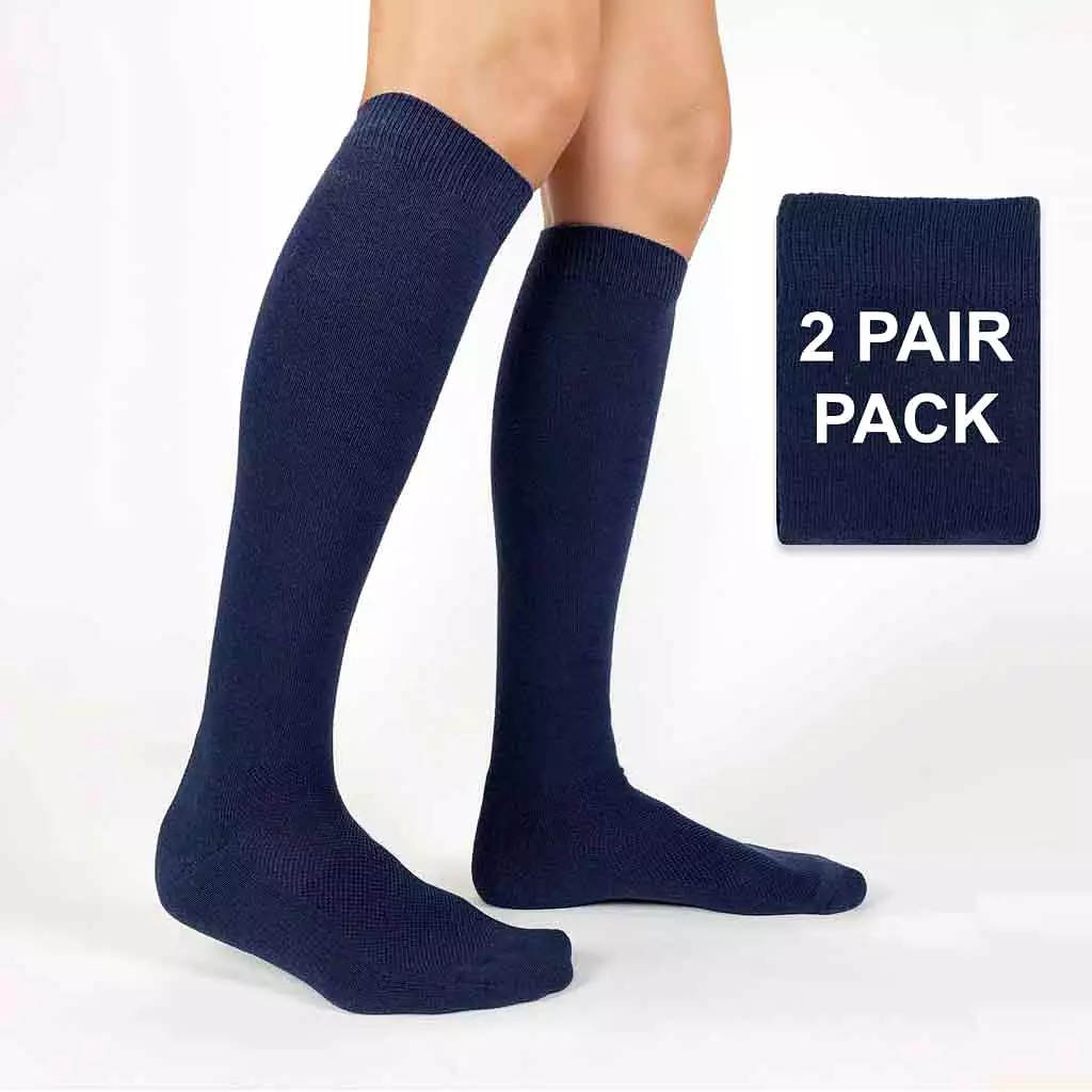 Big Savings on  Basic White Cotton Sport Knee High Socks