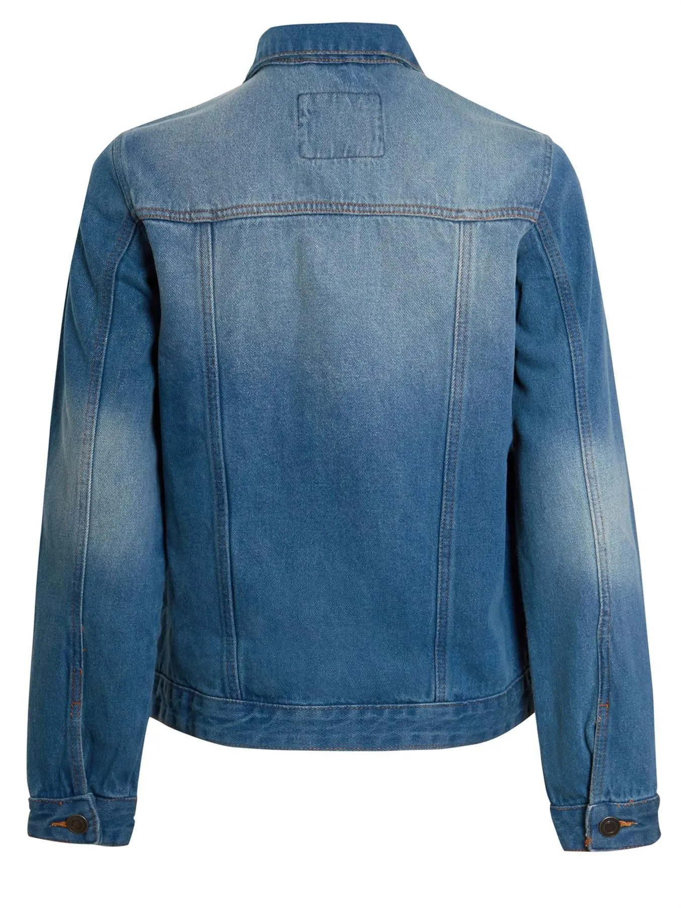 Boys Denim Jacket, Stonewash Blue, Ages 7 to 13 Years