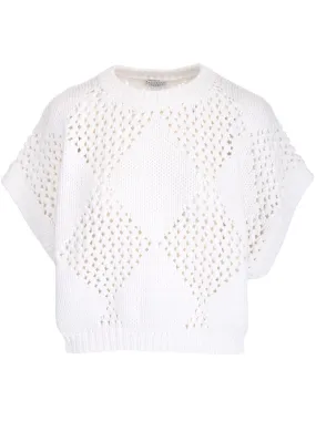 Brunello Cucinelli Cut-Out Knit Jumper