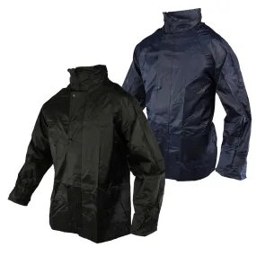 Buy Waterproof Light weight Mac Jacket in Black and Navy, Easy fold away - Fast UK Delivery | Insight Clothing