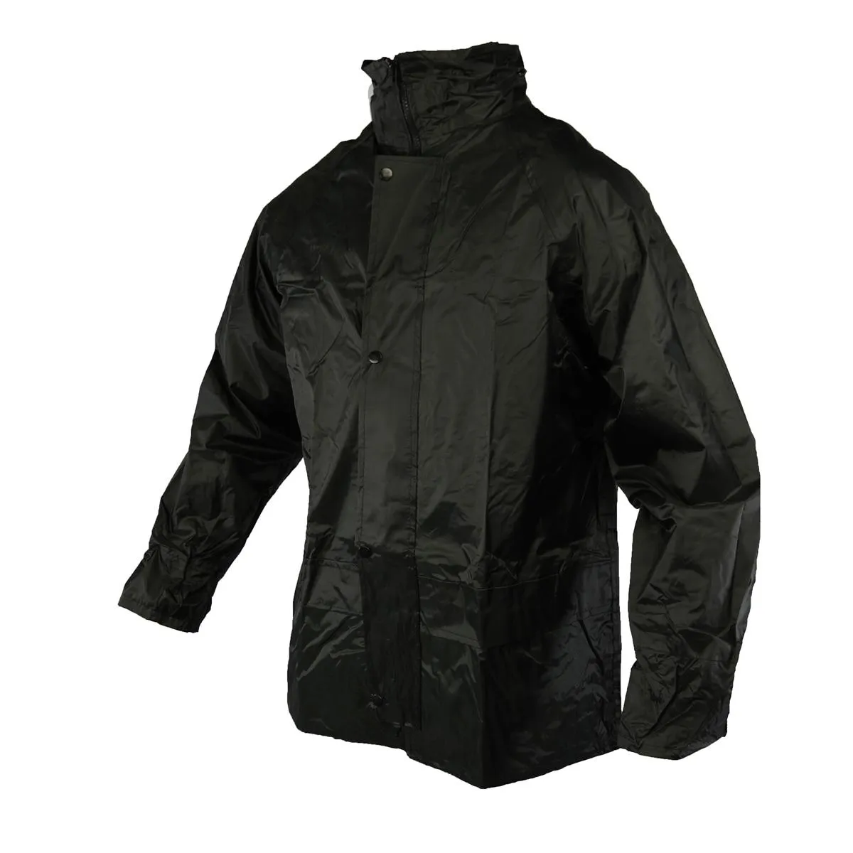 Buy Waterproof Light weight Mac Jacket in Black and Navy, Easy fold away - Fast UK Delivery | Insight Clothing