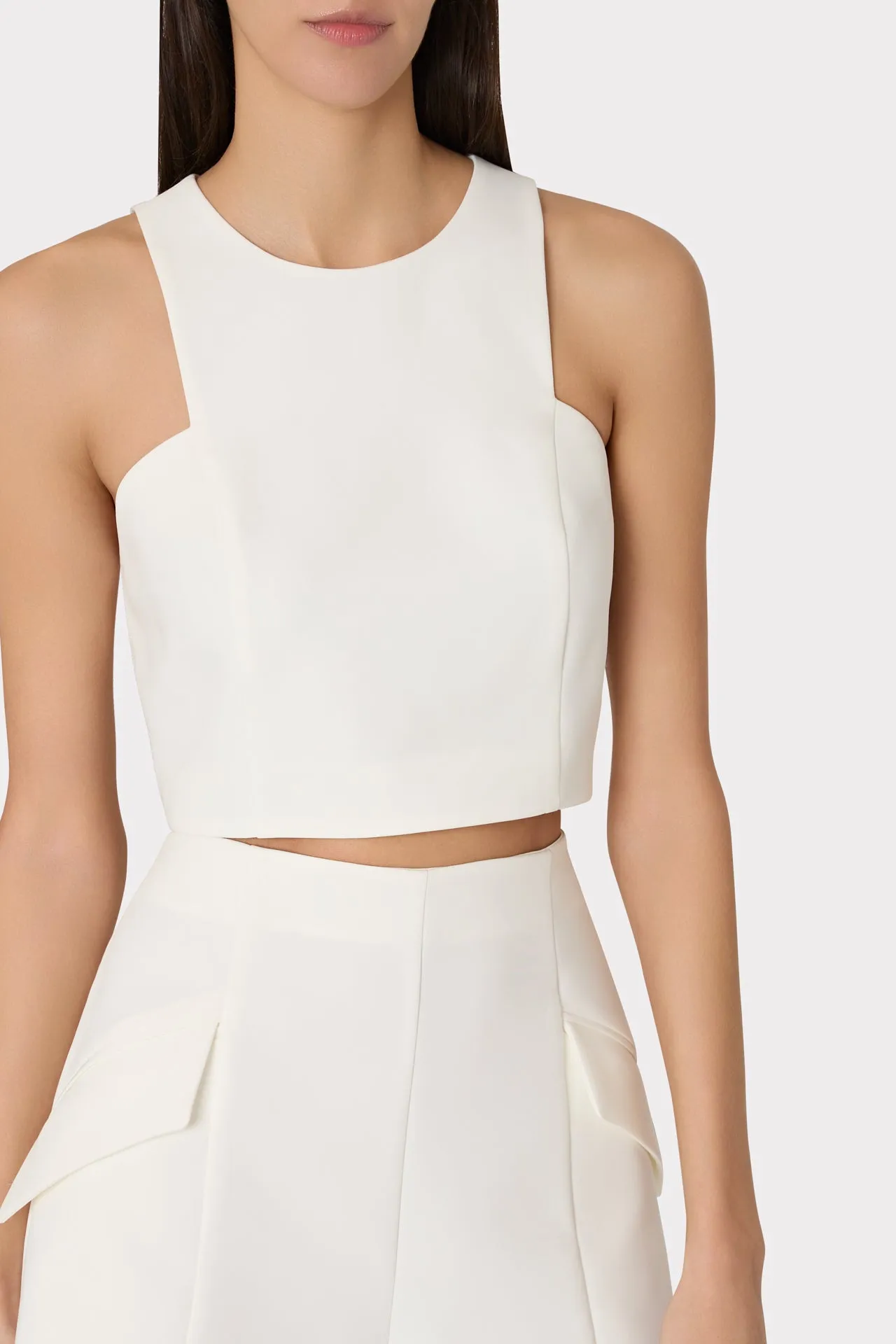 Cady Sleeveless Crop Top