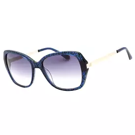 Calvin Klein CK21704S Sunglasses CRYSTAL COBALT CK PRINT / Grey Gradient Women's