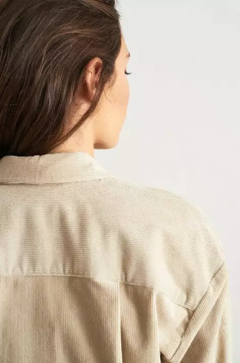 Creme Corduroy Shirt