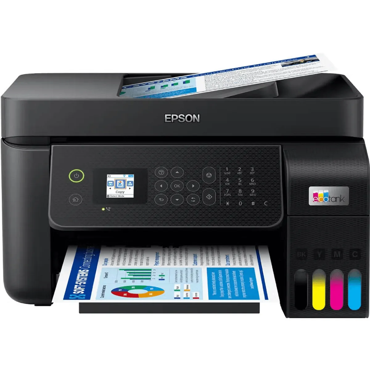 Epson EcoTank ET4800 Wireless Multi-Function Inkjet ADF Printer (Print/Copy/Scan/Fax)