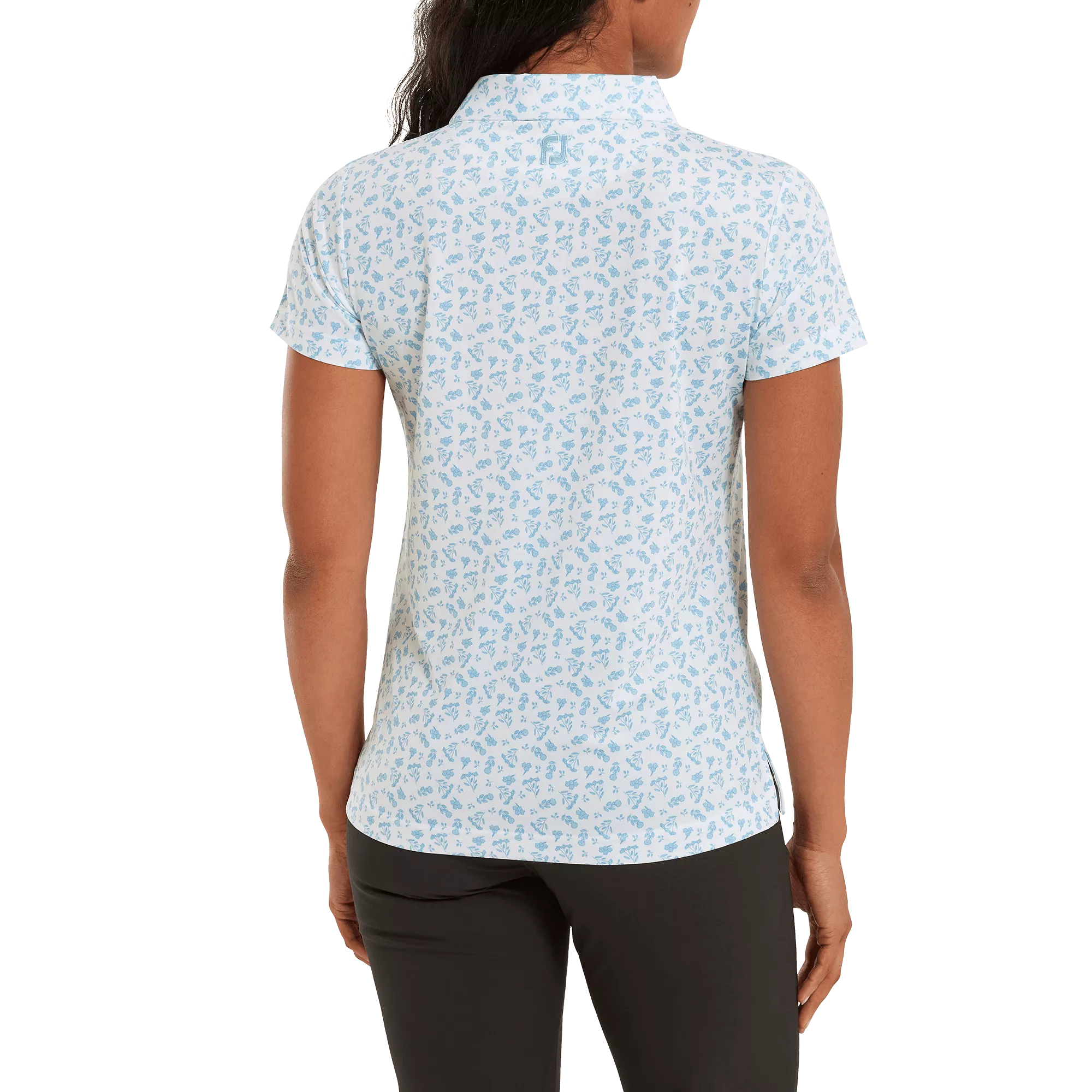 FootJoy Women's Floral Print Lisle Polo