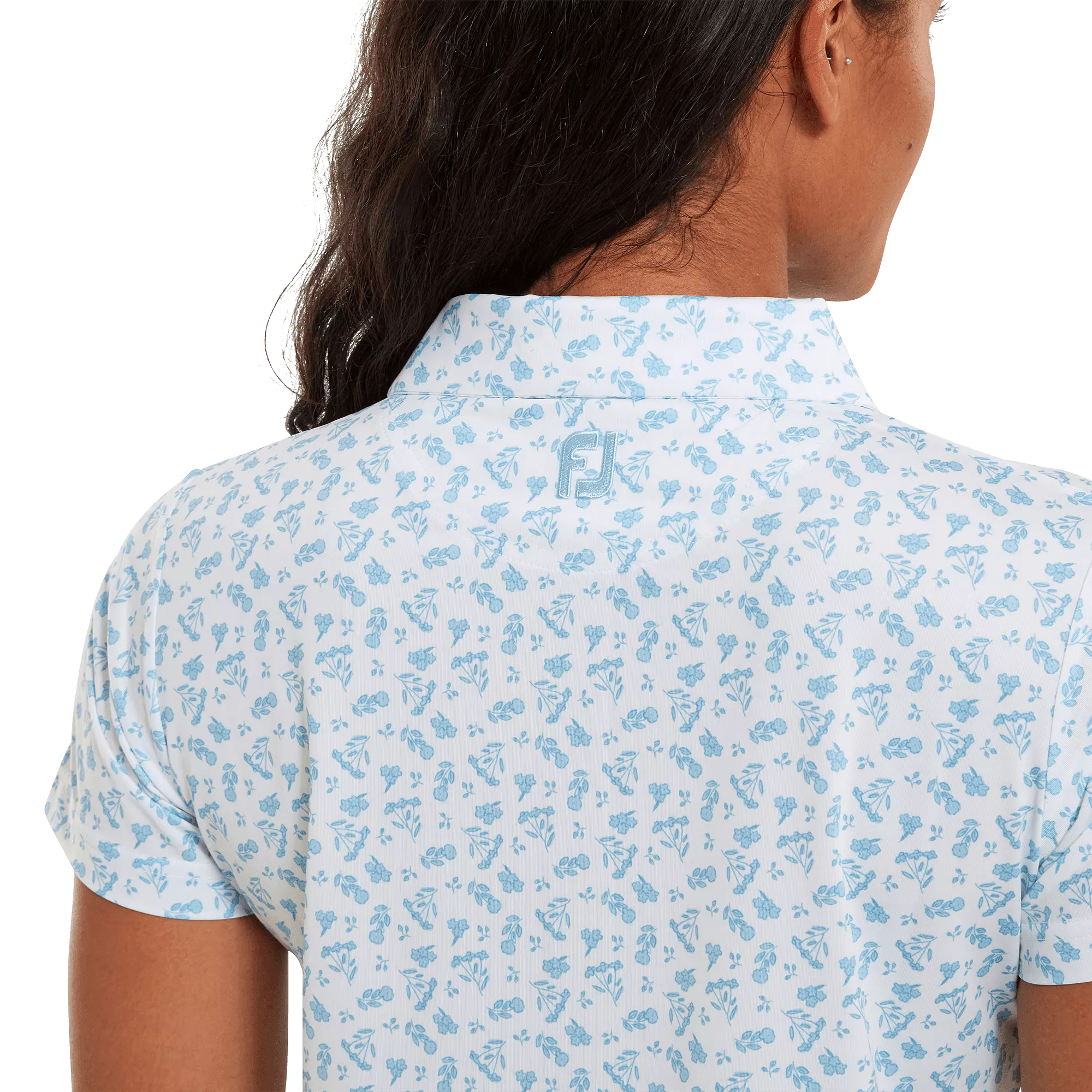 FootJoy Women's Floral Print Lisle Polo