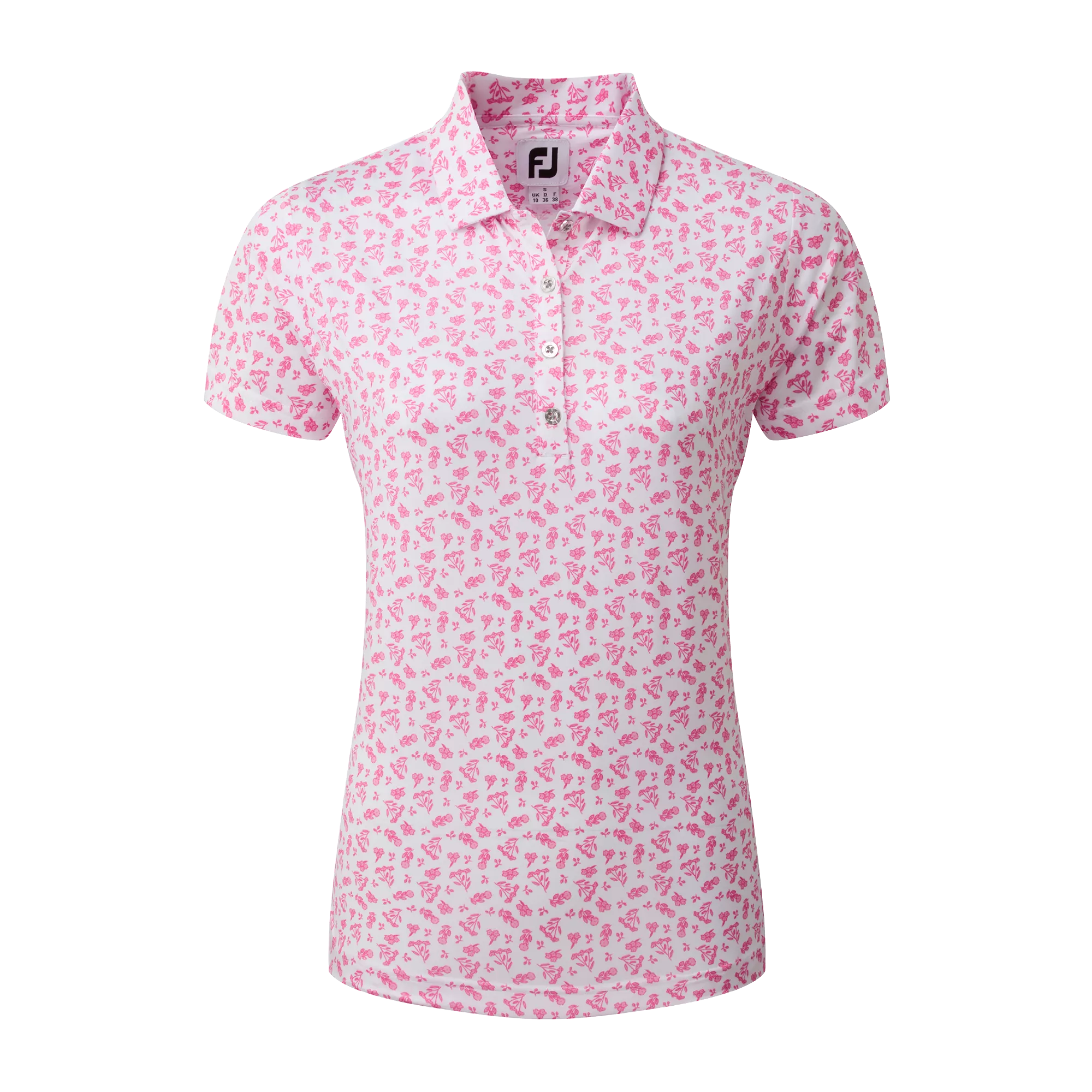 FootJoy Women's Floral Print Lisle Polo