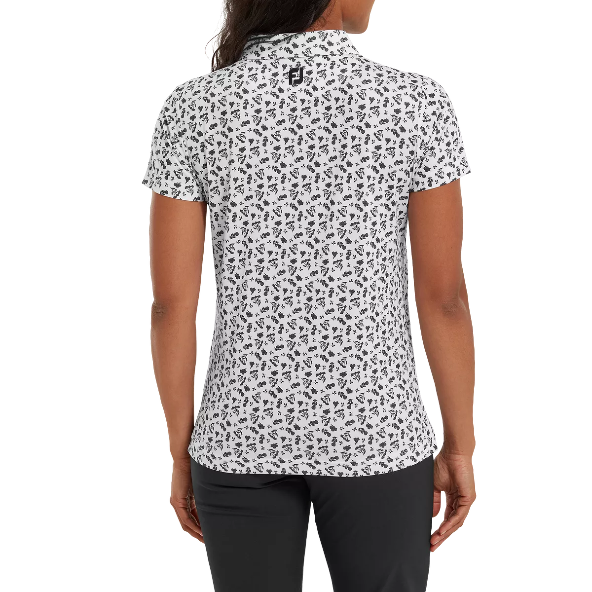 FootJoy Women's Floral Print Lisle Polo