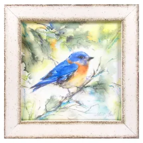 Framed Bluebird Giclée Print