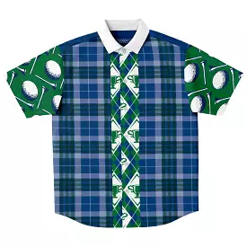 Golf Edinburgh Short Sleeve Button Down Shirt