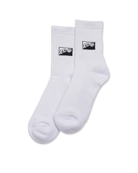 Heel Tab Dress Socks (White) - 1-pack