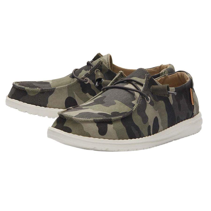 Hey Dude Wendy Print Women's Shoes Camo