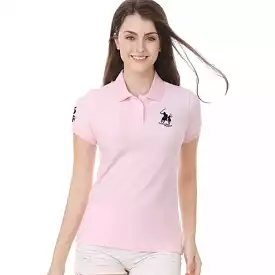 High Quality Summer New Lady Short Sleeve Polo Shirts M S4960101