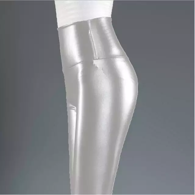 Hotsale Womens PU Leather Pants High Elastic Waist Leggings