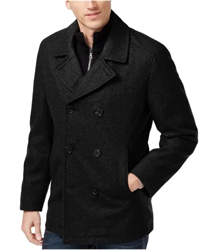 I-N-C Mens Double Breasted Pea Coat, TW2