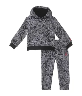 Jordan Kids Flight All Over Print Pullover Set (Infant)