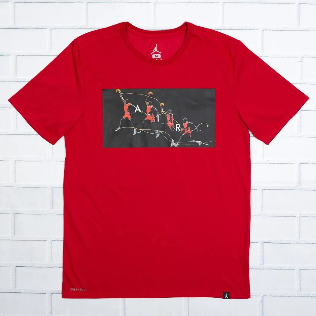 Jordan Men Dry Flight Photo Basketball Tee (red / gym red)