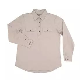 Just Country Jahna 1/2 Button Shirt Women's Stone