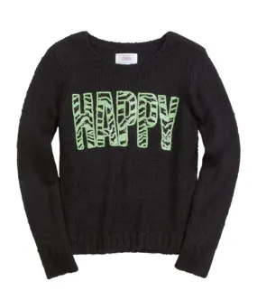 Justice Girls Happy Knit Sweater