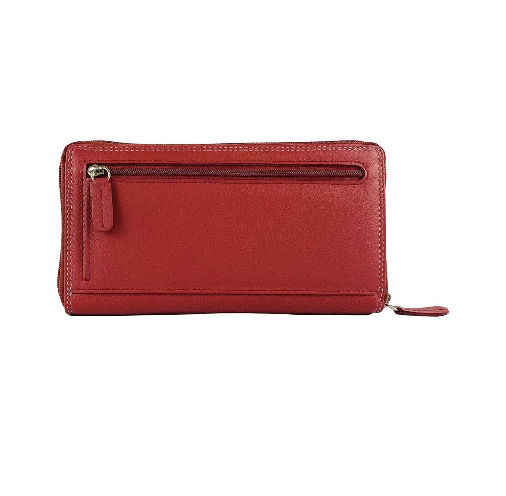 K10238VB | Women's wallet in genuine full-grain leather