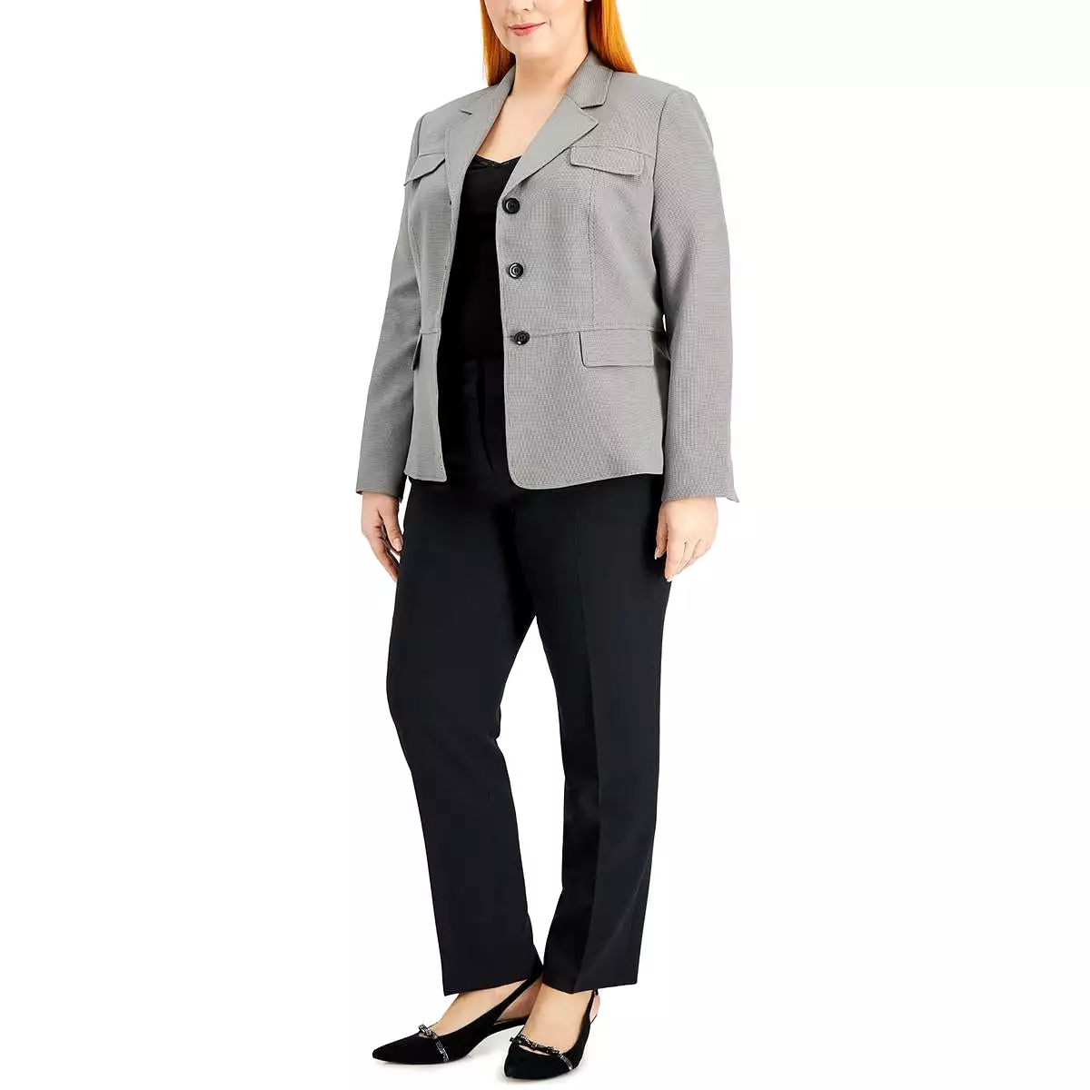 Le Suit Womens Plus Suit Separate Business Suit Jacket