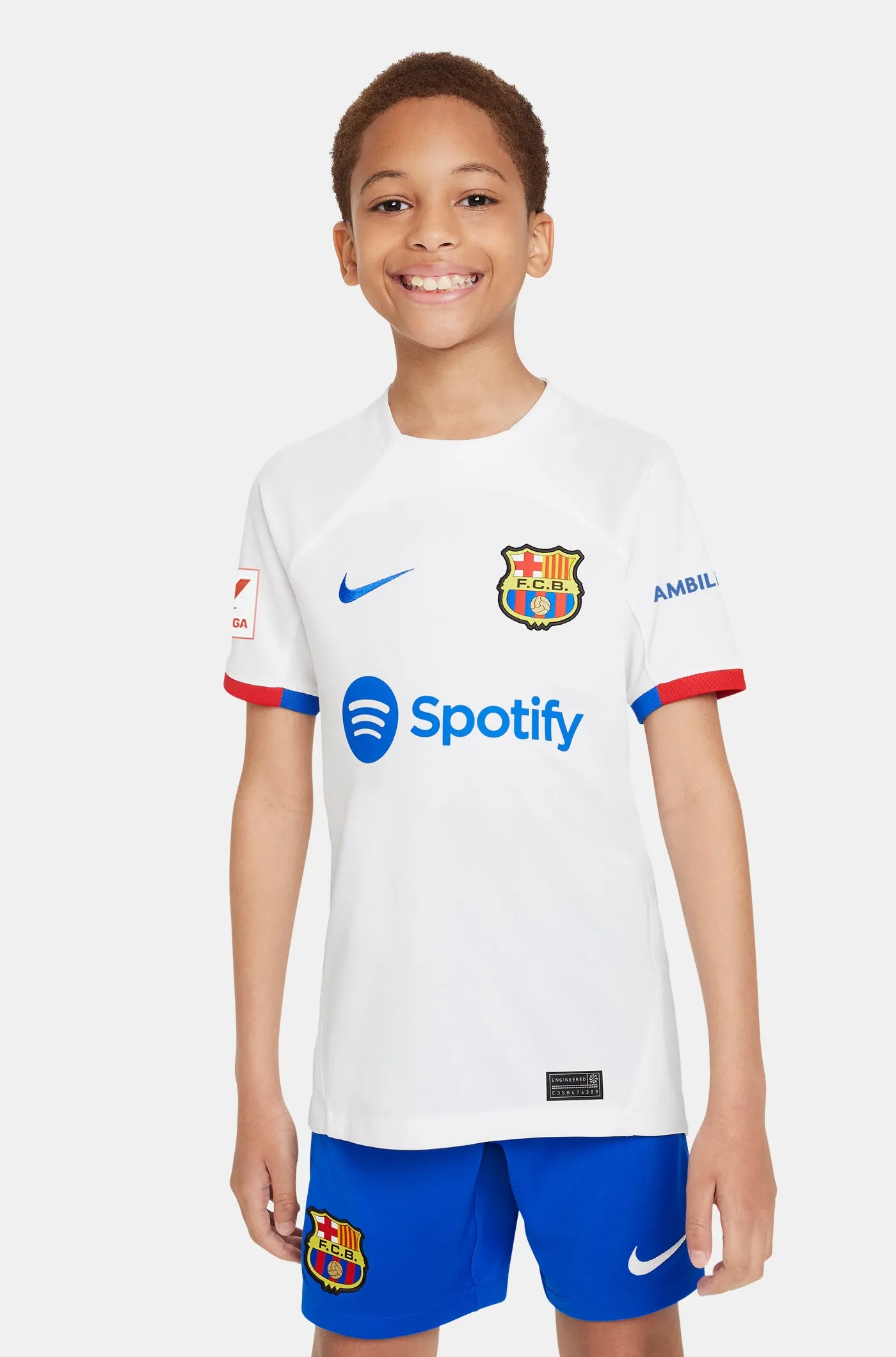 LFP  FC Barcelona away shirt 23/24 “ Junior  - R. ARAUJO