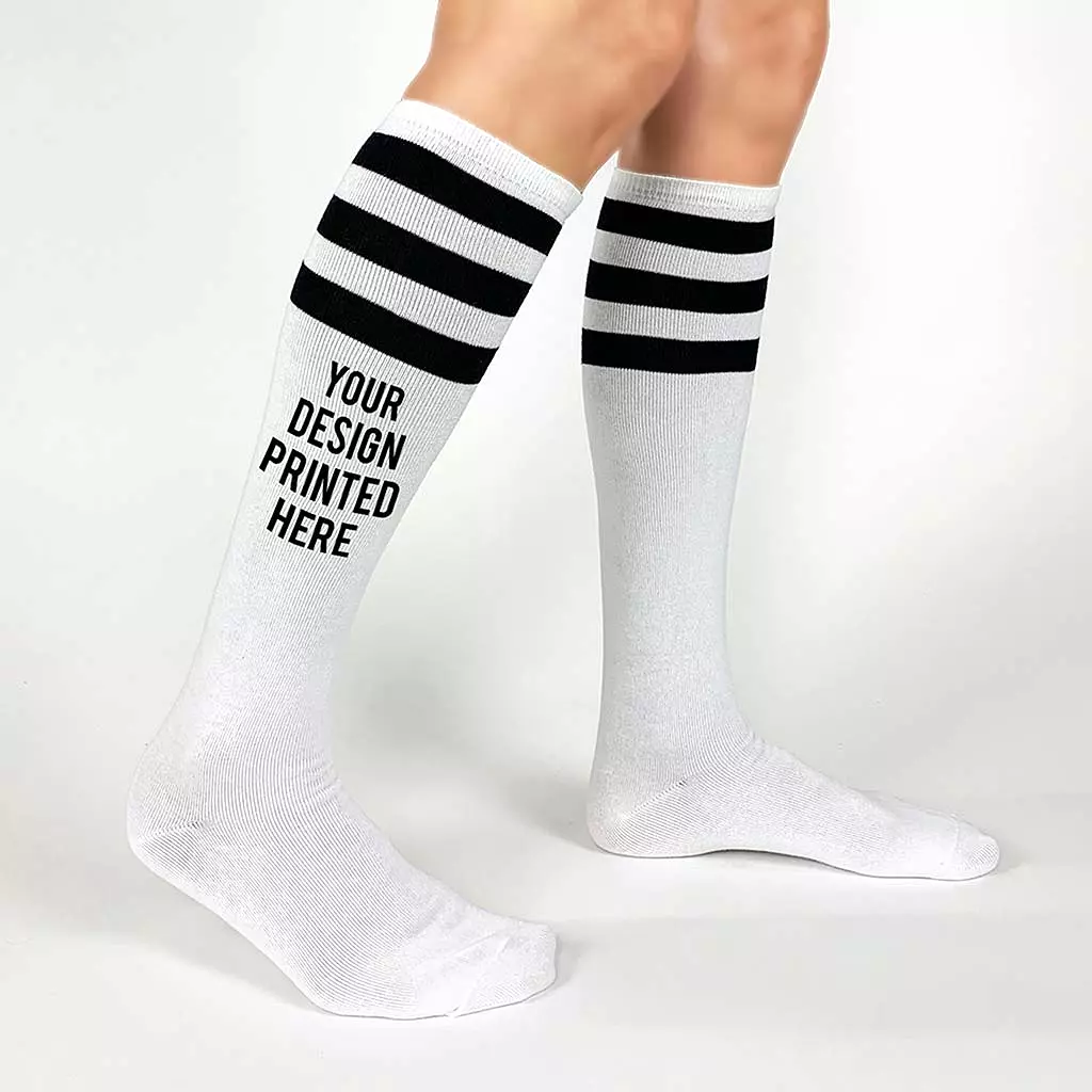 Make Your Own Custom Printed Knee High Socks - Medium