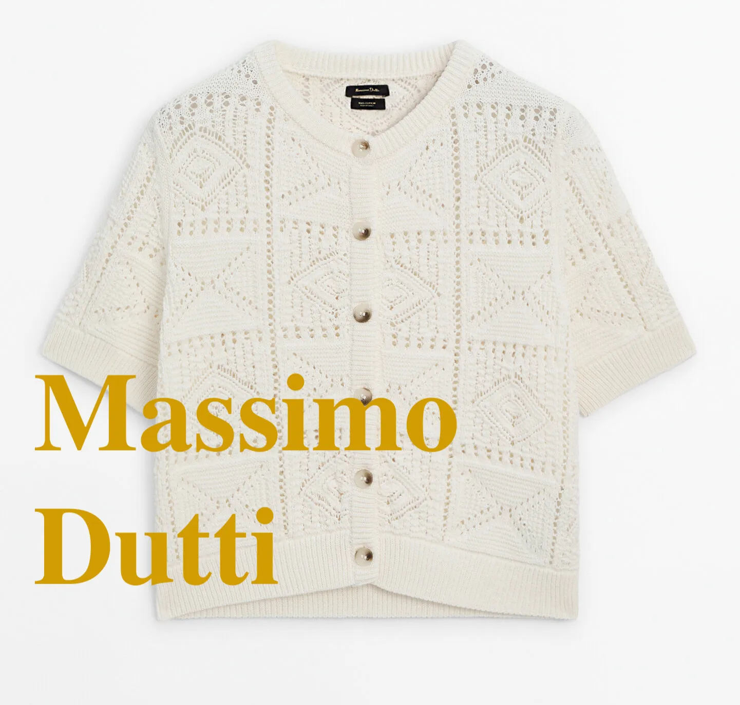 Massimo Dutti  |Casual Style Short Sleeves Cardigans