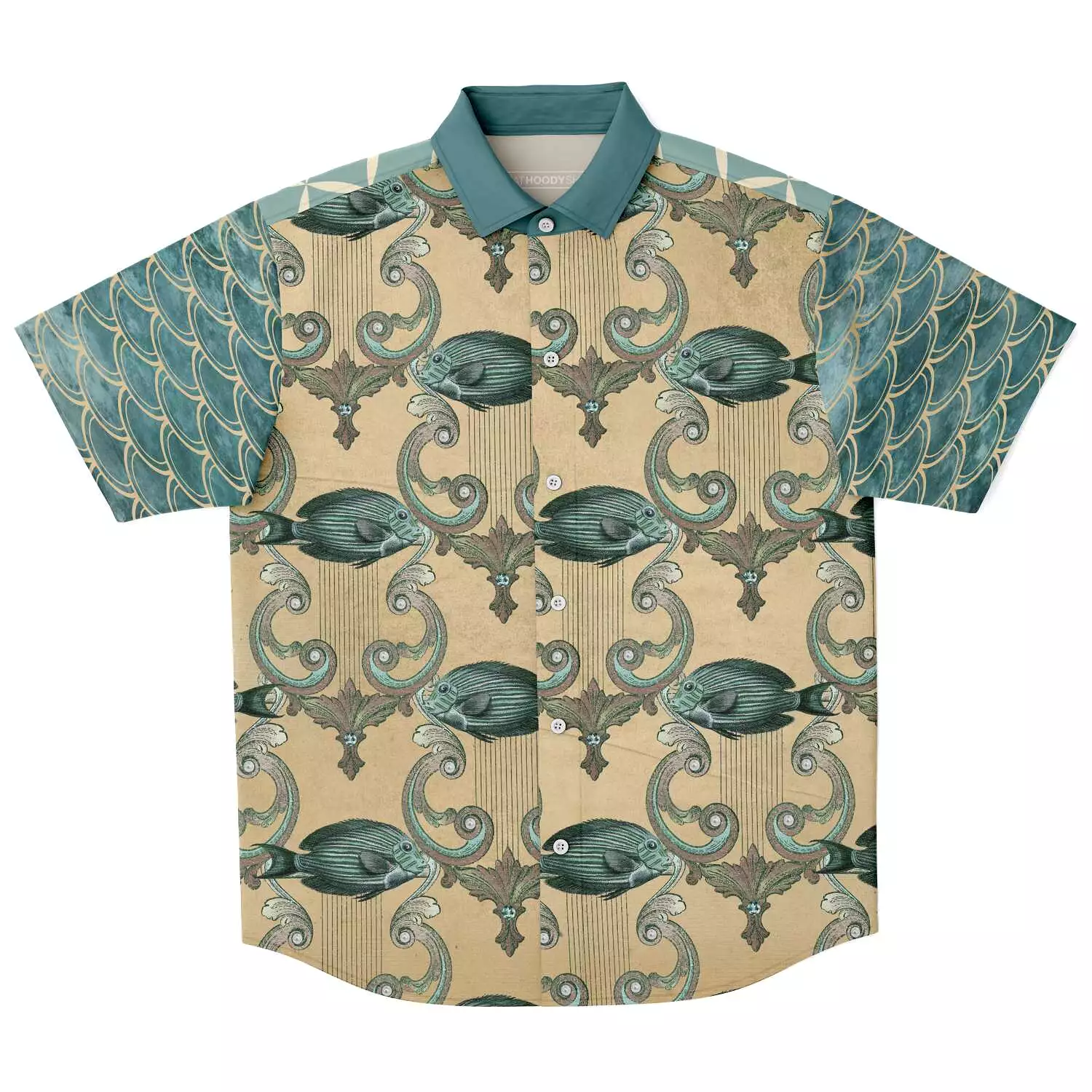 Mermaid's Tale S/S Button Down Shirt