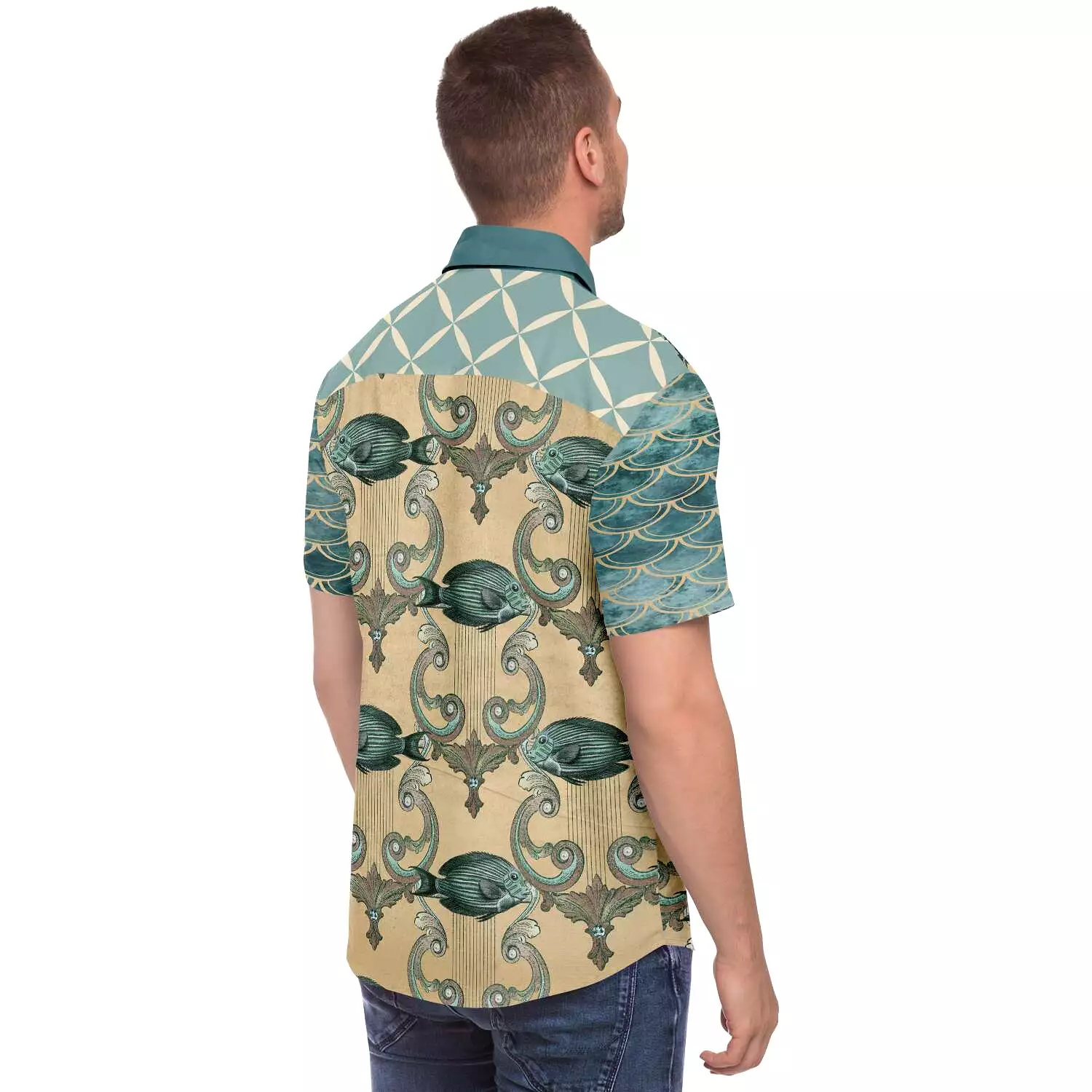 Mermaid's Tale S/S Button Down Shirt