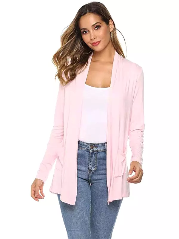 Mid-Length  Women Cardigan Sweater