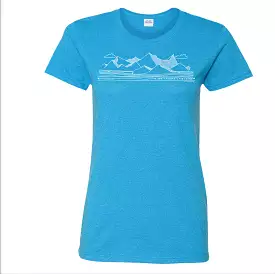 Mountain Doodle Moose T Shirt Women's